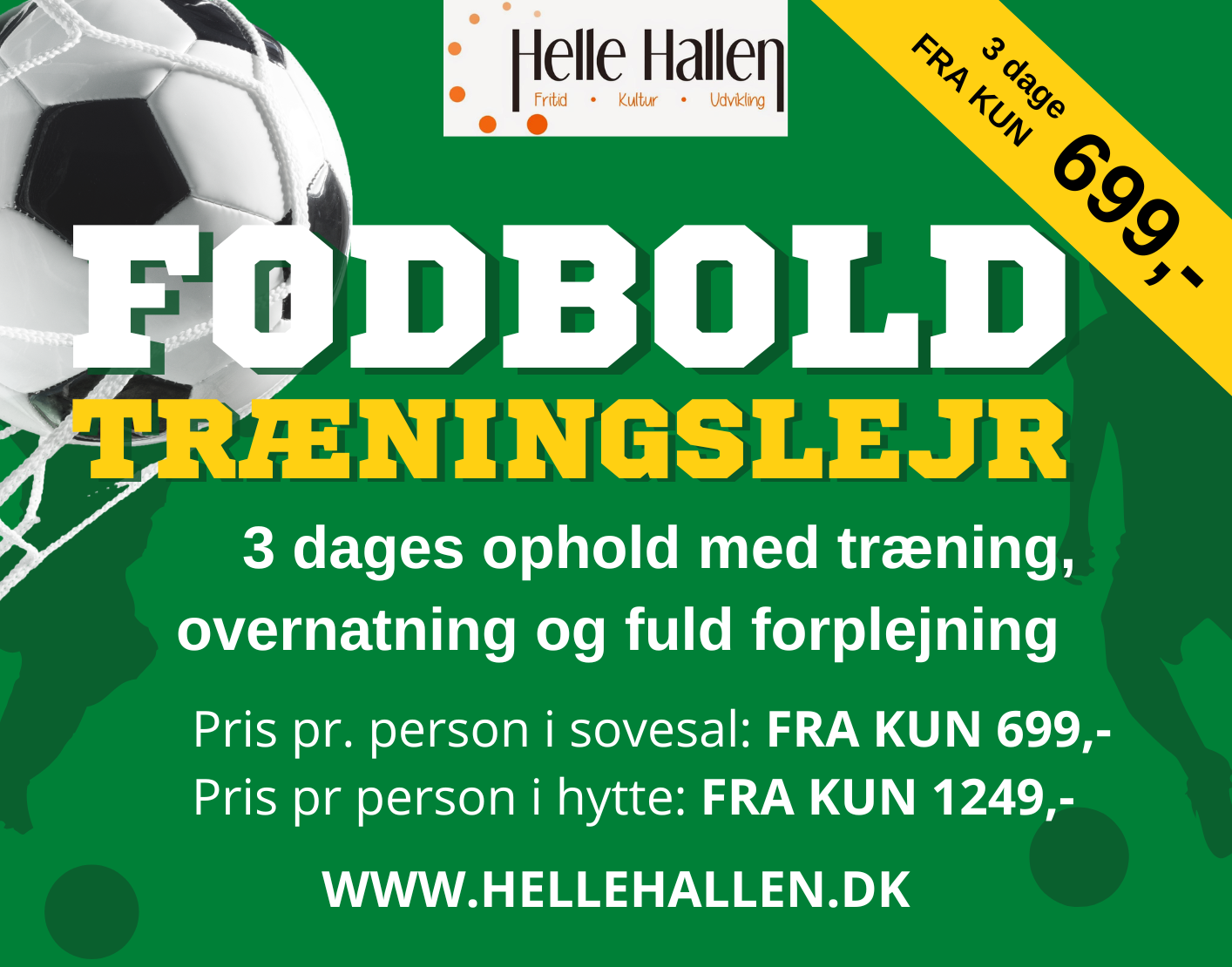 Fodbold træningslejr helle hallen