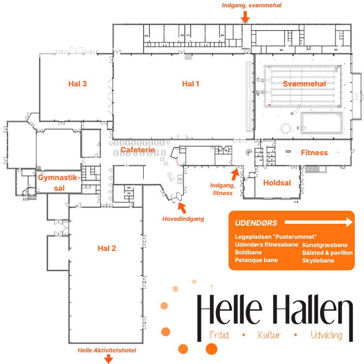 haller i helle hallen halbeskrivelse Se hallerne i helle hallen med halbeskrivelsen
