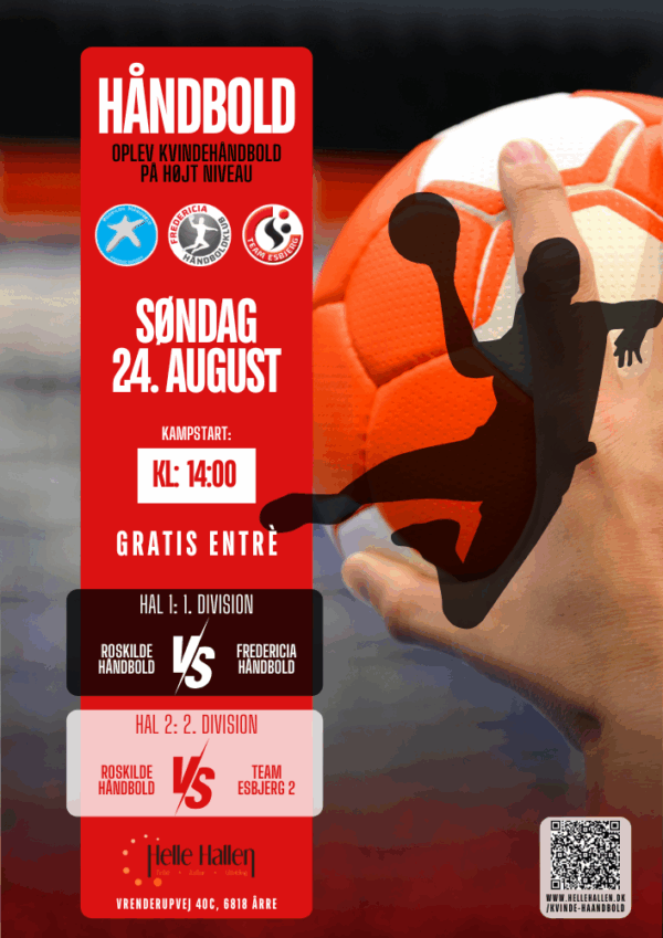 Håndbold kamp august helle hallen