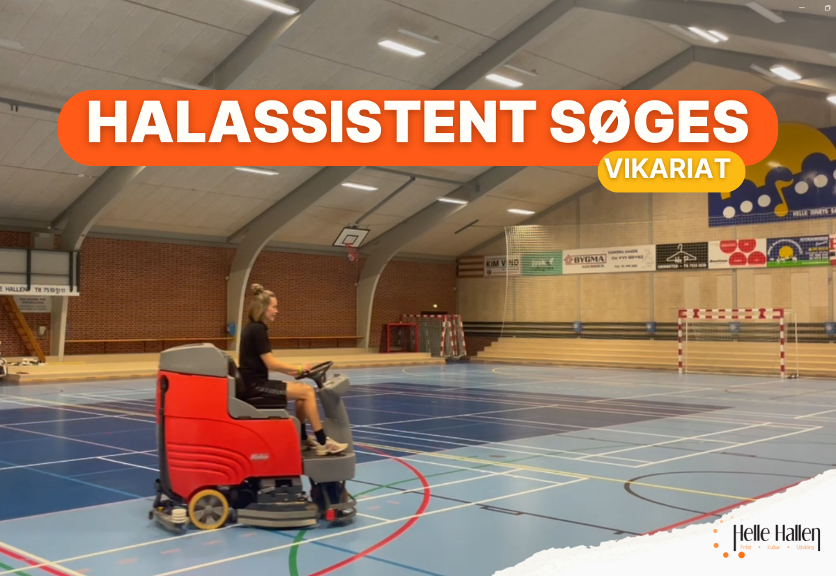 job halassistent helle hallen