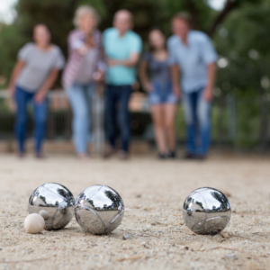 petanque i helle hallen ved varde