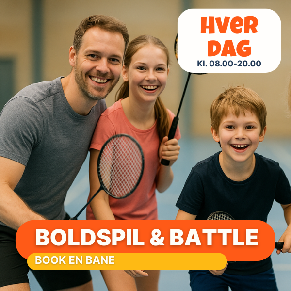 boldspil og battle - book bane i helle hallen