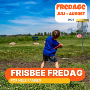 familie frisbee fredag helle hallen sommerferie aktivitet