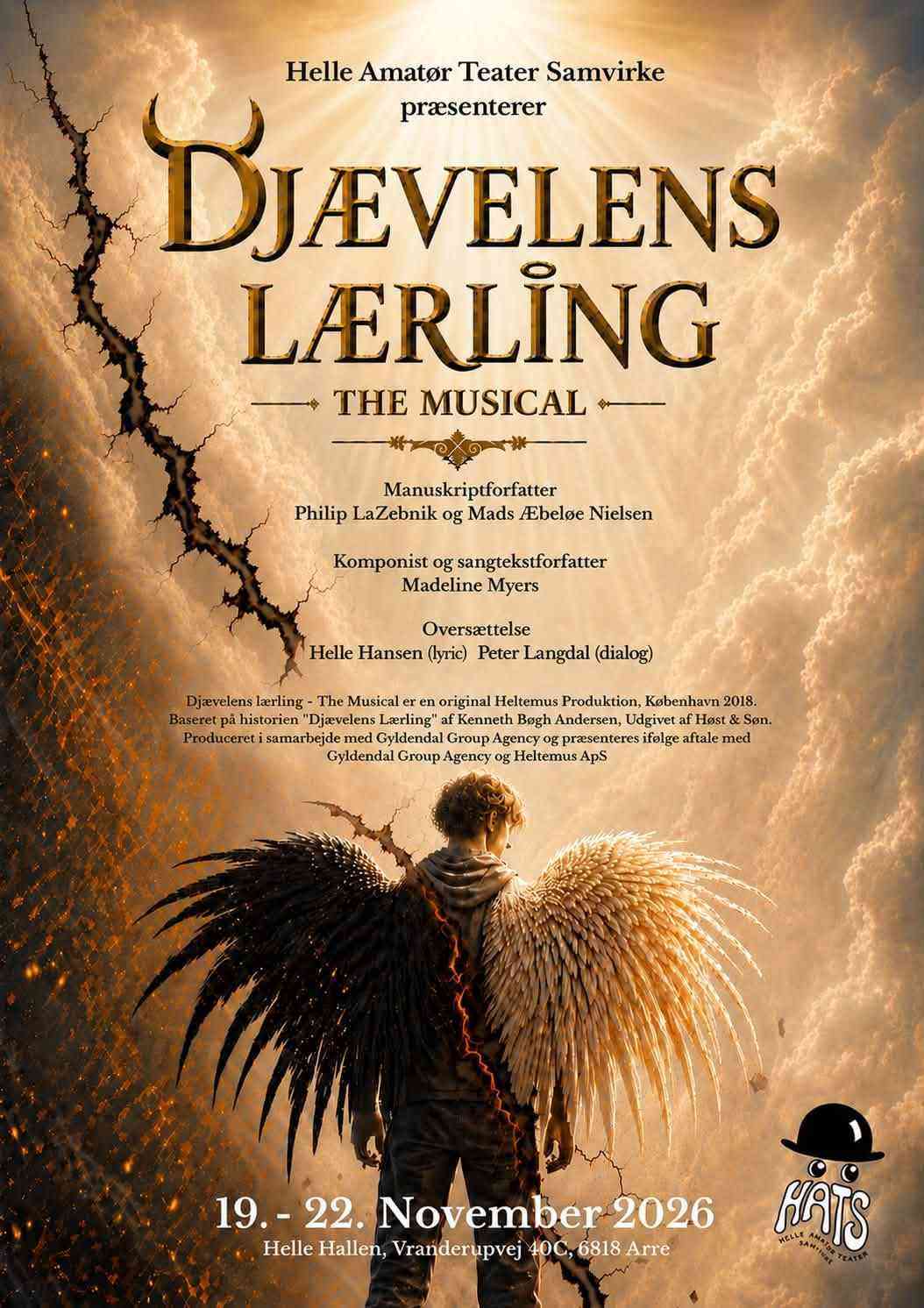 djævlens lærling hats novemberspil 2026 helle hallen