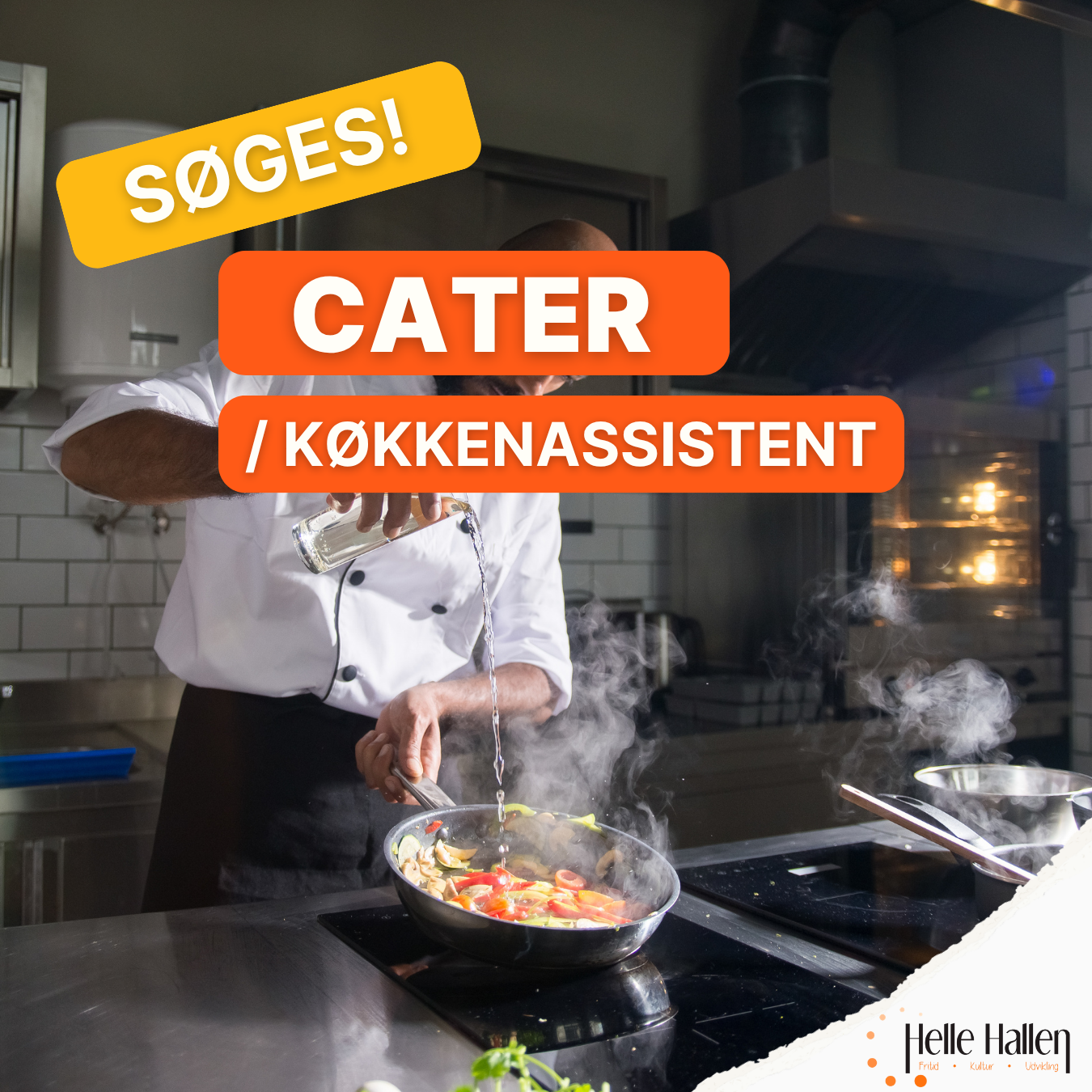 job søges cater køkkenassistent